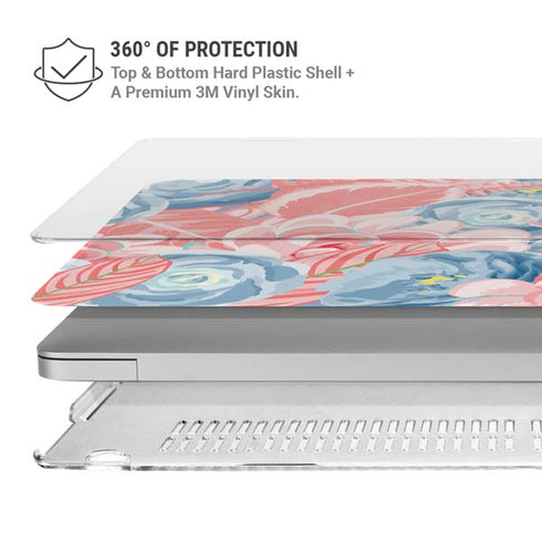 Spring Floral MacBook Air 15in (2023-2025) Case plus Skin